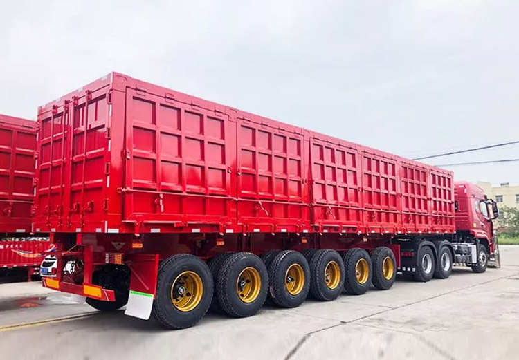 55cbm 6axle side tipper