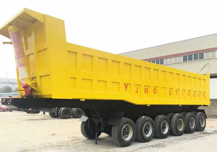 6 Axle Dump Semi Trailer Truck