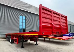8 -meter flat transport semi -trailer
